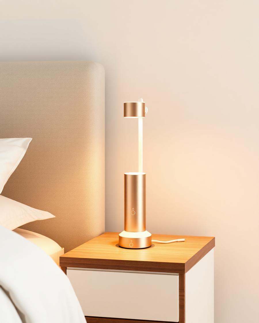 Design nachtlamp met USB-C